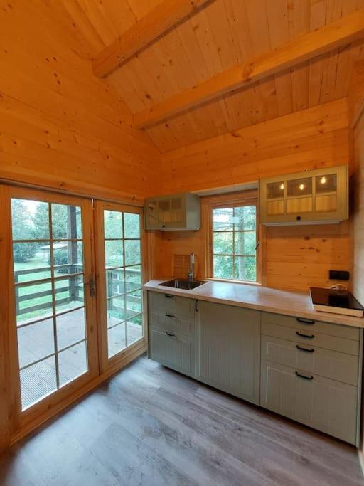 Ferienwohnung Tiny House Am Teich Garnsdorf Exterior foto