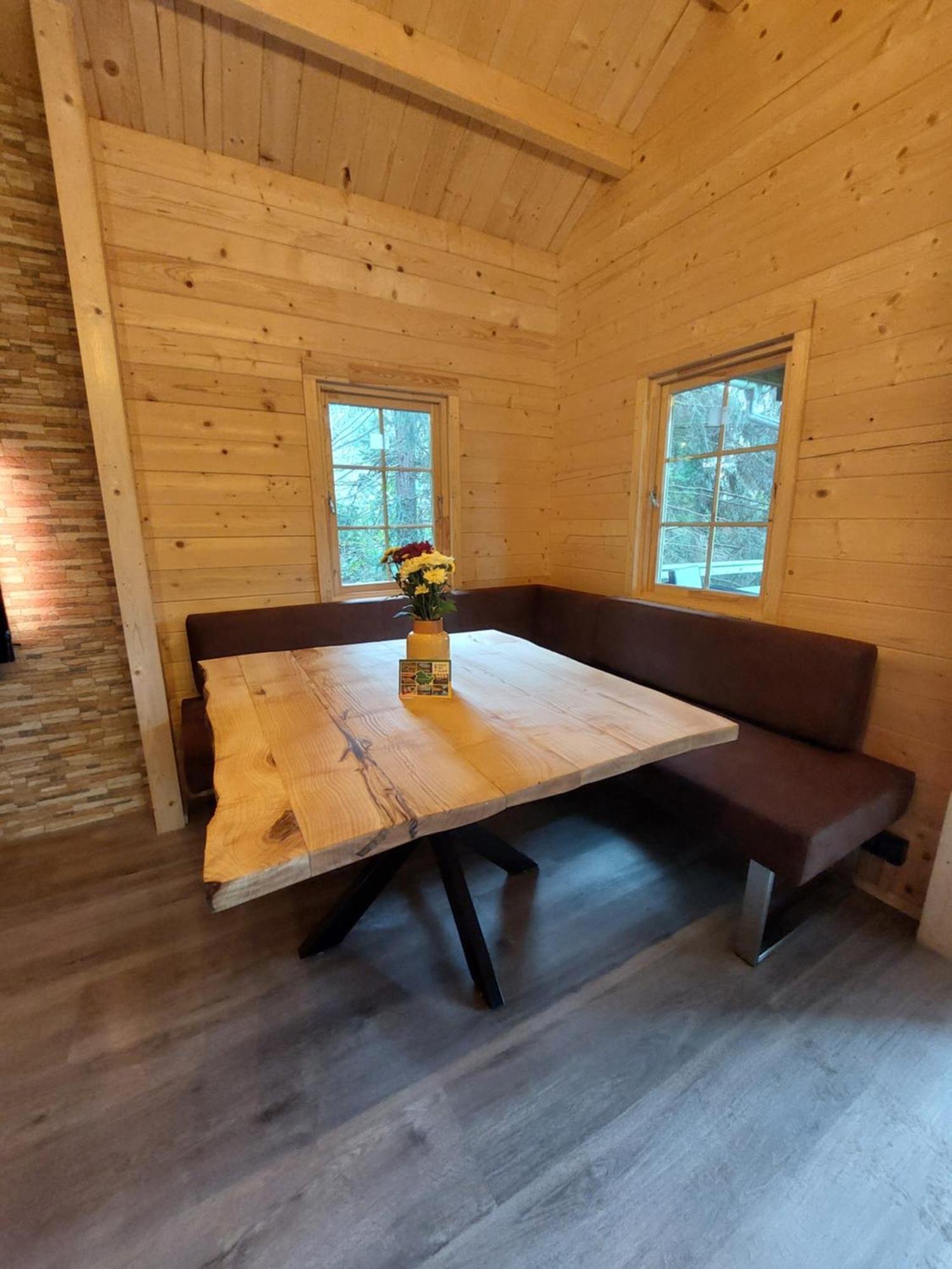 Ferienwohnung Tiny House Am Teich Garnsdorf Exterior foto